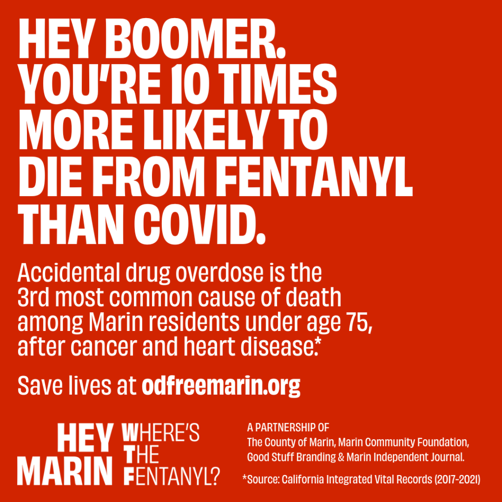Hey boomer, you're 10 times more likely to die from fentanyl than from covid